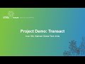 Project demo transact  arun sm walmart global tech india