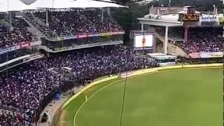 Fans goes crazy on seeing Mersal on chepauk stadium in INDvsAUS match.