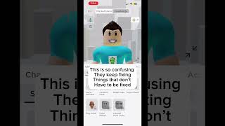 Roblox Changed The Avatar Page