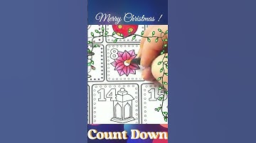 Christmas Advent Day 8 #adultcolouring #art #christmascoloring #adventcalendar2024