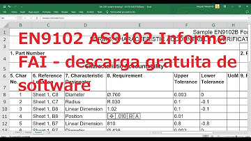 EN9102 AS9102 Informe FAI - descarga gratuita de software