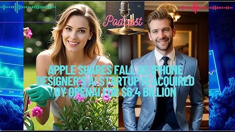 Apple shares fall as iPhone designer