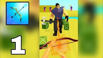 Archer Hero 3D Gameplay Walkthrough || Level 1-15 || Part 1 || {Android} By Voodoo