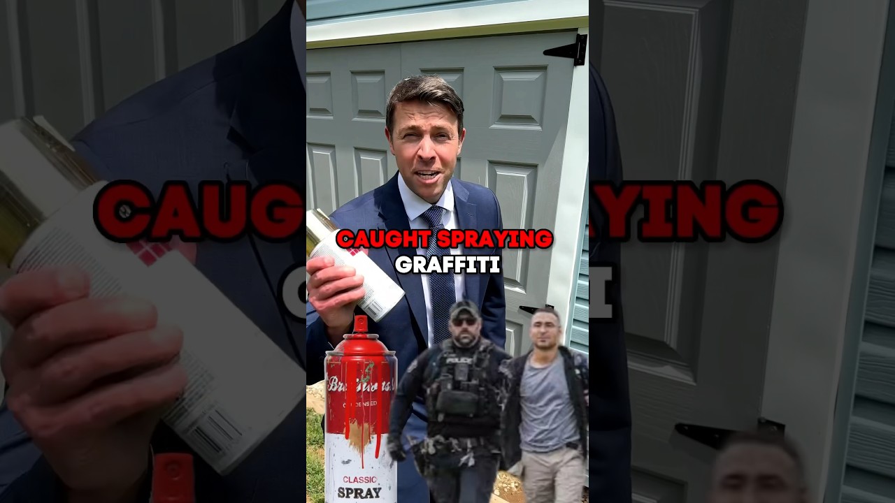 Caught Spraying Graffiti!? KNOW THIS! #shorts