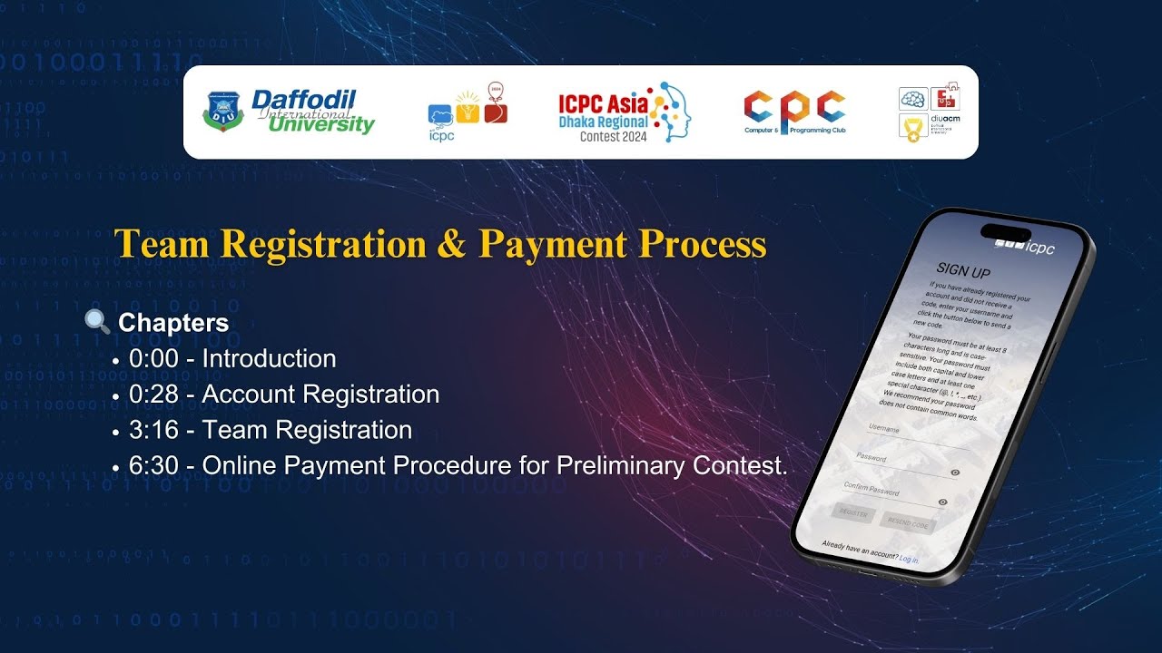 Photo inspiration: Visual Reference: Team Registration Payment Process Tutorial
