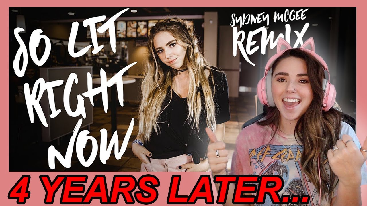 im so lit right now, 4 years later sydney forsyth