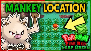 WHERE TO FIND MANKEY ON POKEMON FIRE RED AND LEAF GREEN