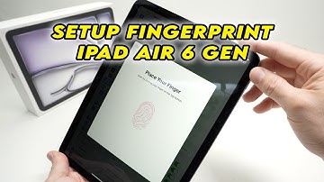 iPad Air 6 (2024): How to Setup Touch ID Fingerprint Password
