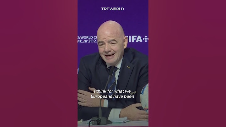 FIFA president slams Western ‘hypocrisy’ against Qatar - 天天要闻