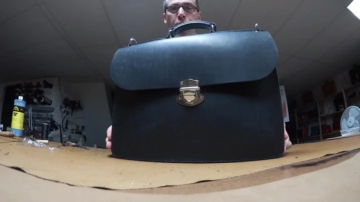 How To Make A Classic Black Bridle Leather Briefcase