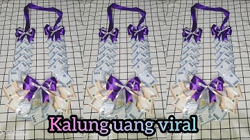 🔴 Kalung uang saweran viral || Cara Membuat Kalung Uang Mudah 