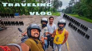 Barish me bike ride #bhalukpong #withfriends |Manab,Gaurav,Gourav|#xubhamvlogs ￼￼