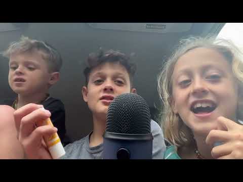 ASMR with my brother & sister