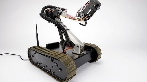 Under Truck Inspection with the TrackBot and 24" Robotic Arm