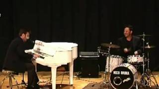 Video thumbnail of "NICO BRINA - CHARLIE'S BOOGIE crazy boogie piano & wild drums by Charlie Weibel"