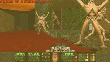 Doom 2 - Speed of Doom (Map 18: Silent Hour) Ultra Violence 100% (Map Author: Darkwave0000)