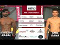 Main event dipesh rasal vs sahil rana  the hero fight night 4