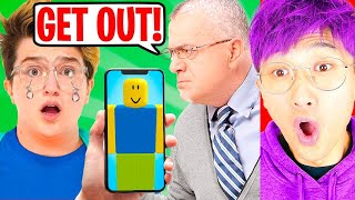 Kid THROWN OUT Of SCHOOL For ROBLOX TROLLING!? (LANKYBOX REACTION!)