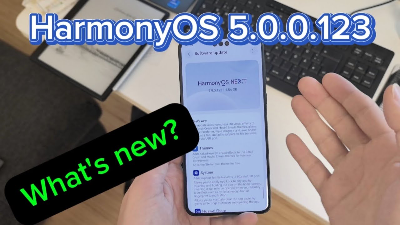 HarmonyOS 5.0.0.123 - What's new? - YouTube