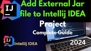 Add External JAR File to an IntelliJ IDEA Project on windows