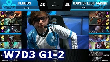 CLG vs Cloud 9 Game 2 | S7 NA LCS Spring 2017 Week 7 Day 3 | CLG vs C9 G2 W7D3 1080p