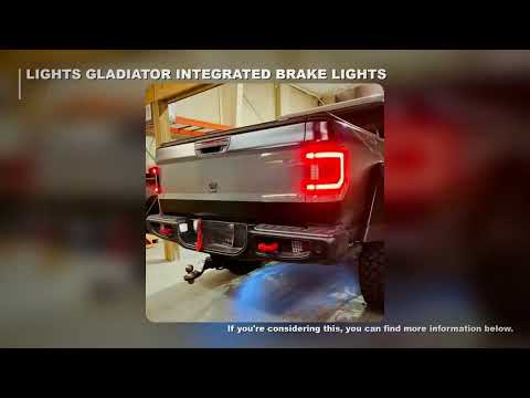 2pcs LED Tail Lights for Jeep Gladiator JT Integrated Brake Light Reverse Signal L Brake Lights with