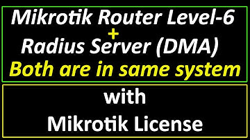 Tutorial 61 : install Mikrotik Router OS and DMA Radius on vmware ESXI  in one System in Urdu/Hindi