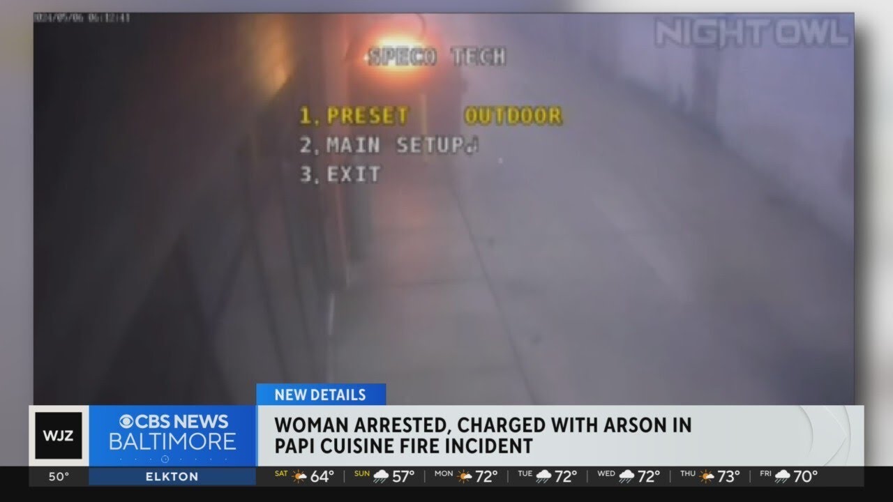 Woman arrested, charged with arson in Papi Cuisine arson attack - YouTube