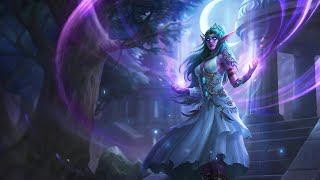 Tyrande Whisperwind Ashe Custom Skin Preview - League of Legends