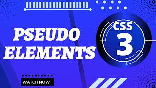 Pseudo Elements- First Letter and Line, After, Before, Selection in Urdu|Web Coding With Bilal