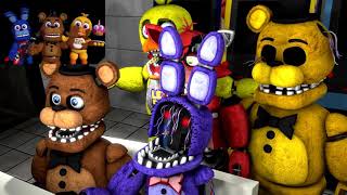 Withered Animatronics Reaction to FNAF World Teaser Trailer   FNAF SFM