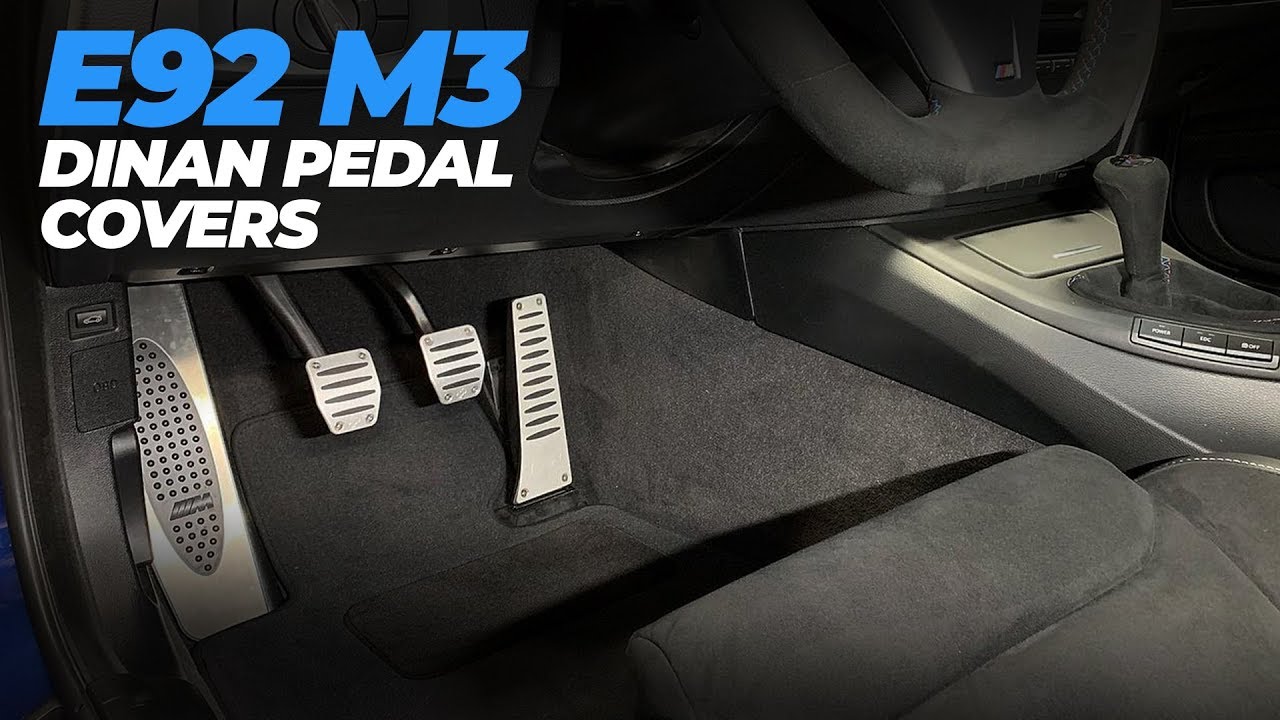 E92 M3 Installing Dinan Pedal Covers In The Dark With No Power YouTube