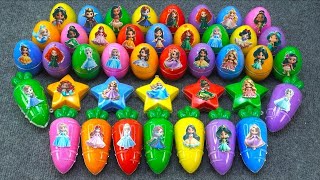 Disney Princess Clay Surprise! Satisfying ASMR with Elsa, Anna, Belle, Rapunzel & Friends!  💖