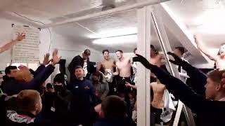 Chorley FC Players Singing Someone Like You After Beating Derby County