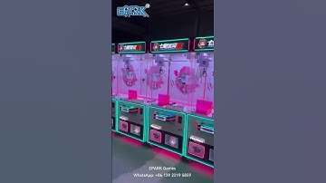 EPARK Colorful Baby III Claw Machine Vending Arcade Claw Machine Coin Operated Doll Catch Games