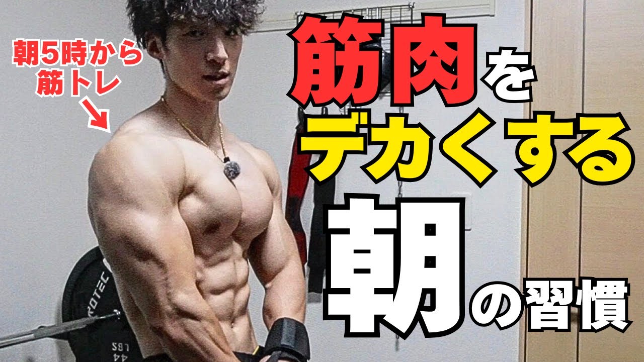 【筋トレ習慣】筋肉をつける為に僕がやってること