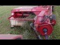 International Harvester 435 Baler First Use!!