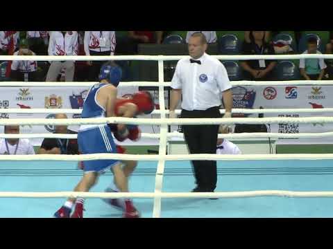 (48kg)Boxing 5-08-2019 SABA EREMEISHVILI მოსწავლე მოკრივეთა შორის ევროპის ჩემპიონატზე პირველი ბრძოლა