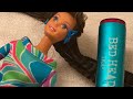Crimping Barbie Doll Hair Shorts 