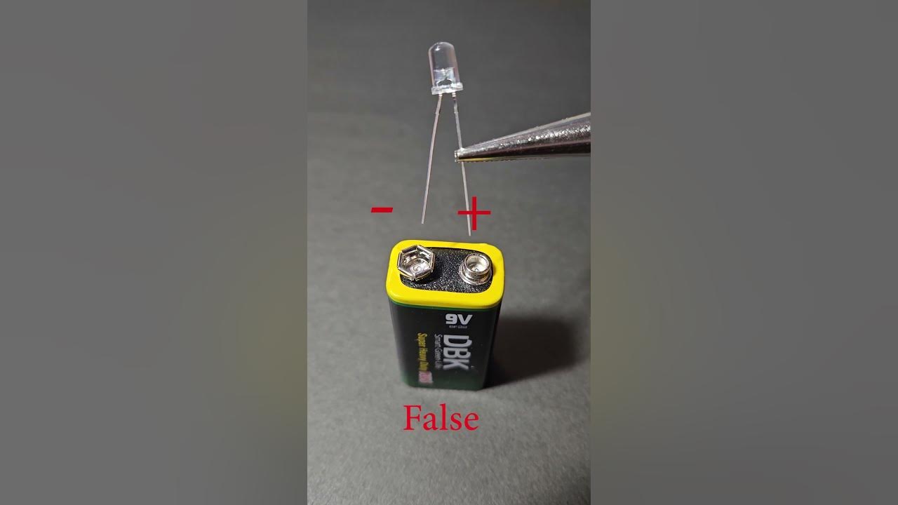 How to connect led with 9v battery led resistor 9v battery