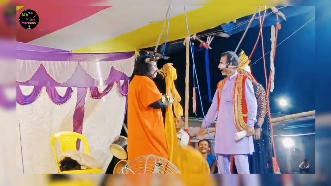 New #allha Rudal Maithili Nach Program #video देश मोरंग की लड़ाई भाग 3 #comedy alha udal nach