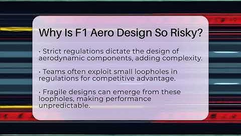 Why Is F1 Aero Design So Risky? - Pole Position Experts