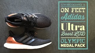 Adidas Ultra Boost LTD olympic Medal Pack | UNBOXING & ON FEET | fashion | shoes | 2016 | HD