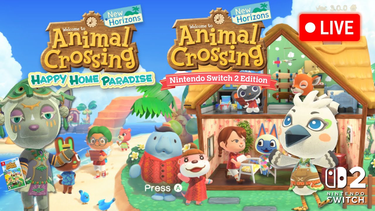 Can We Finish Happy Home Paradise in ONE All-Night Stream?! 🏠🌿 | ACNH 3.0