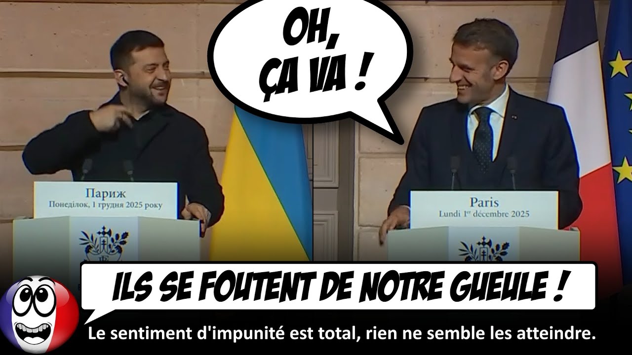 ⁣Macron et Zelensky SE MARRENT en évoquant les problèmes de CORRUPTION...