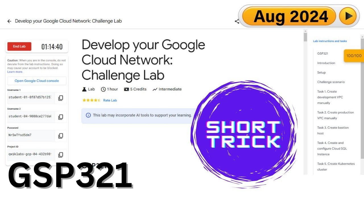 Develop your Google Cloud Network: Challenge Lab | #GSP321 | #qwiklabs