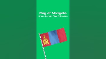 Mongolia 🇲🇳 Flag Animation Video!