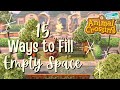 15 Ways to Fill Large Spaces on Your Island // Animal Crossing: New Horizons