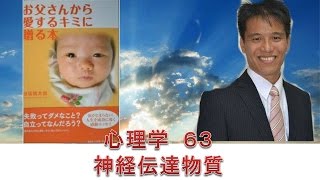 心理学６３ 神経伝達物質