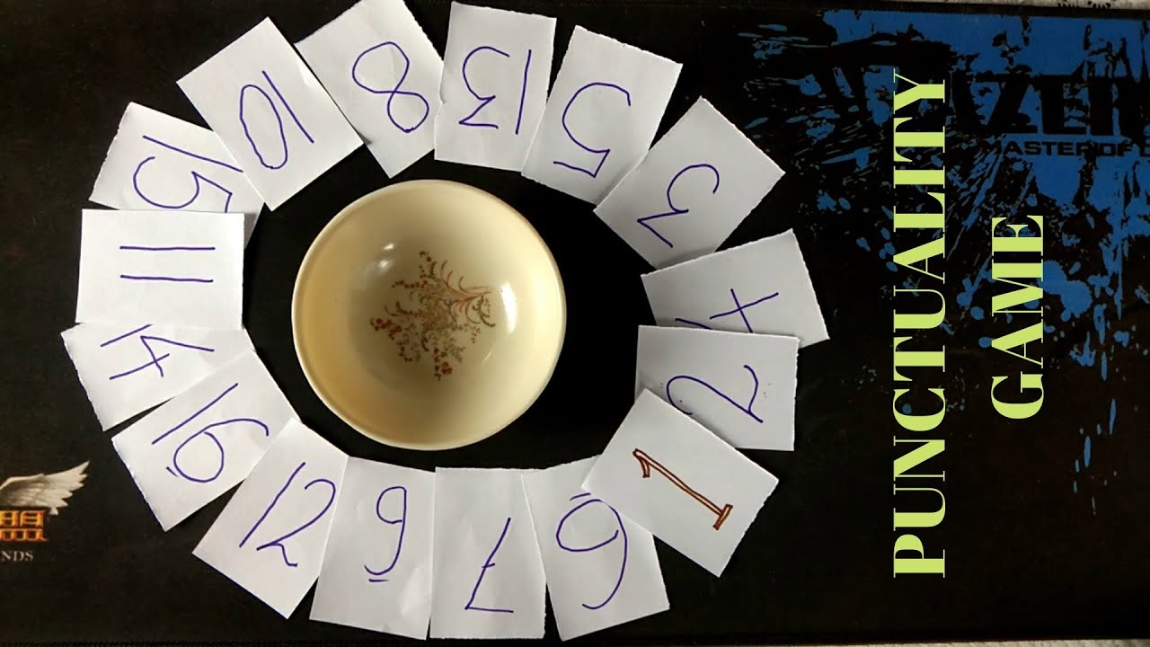 PUNCTUALITY GAME, PICNIC GAME, GROUP GAME